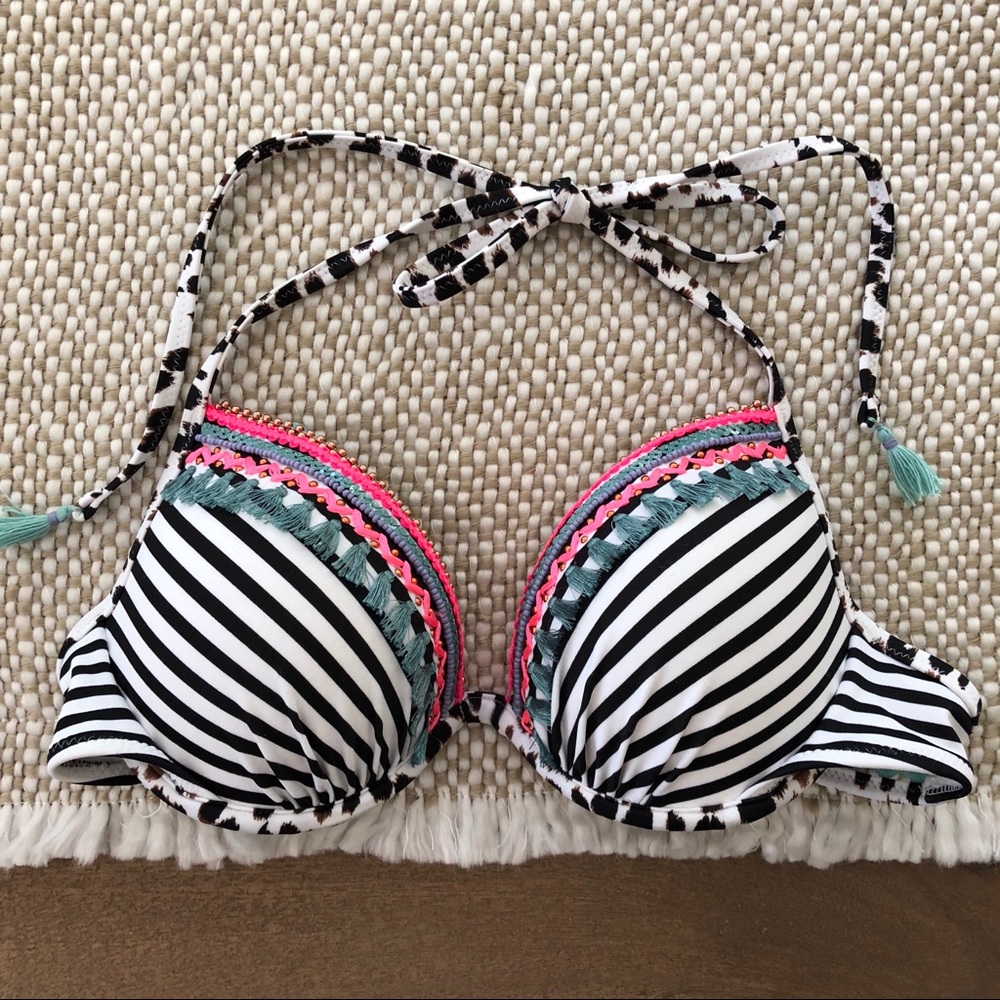 Victorias Secret Swim Bikini Bra Top Fabulous 34A